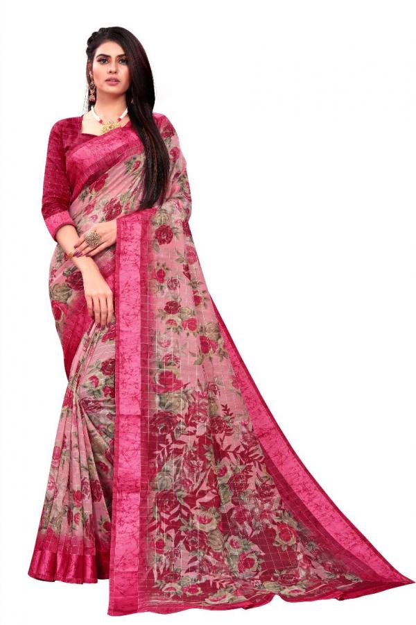 Florence Fancy Cotton Printed Saree